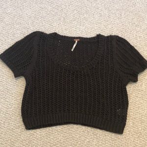 Free People Cropped Sweater